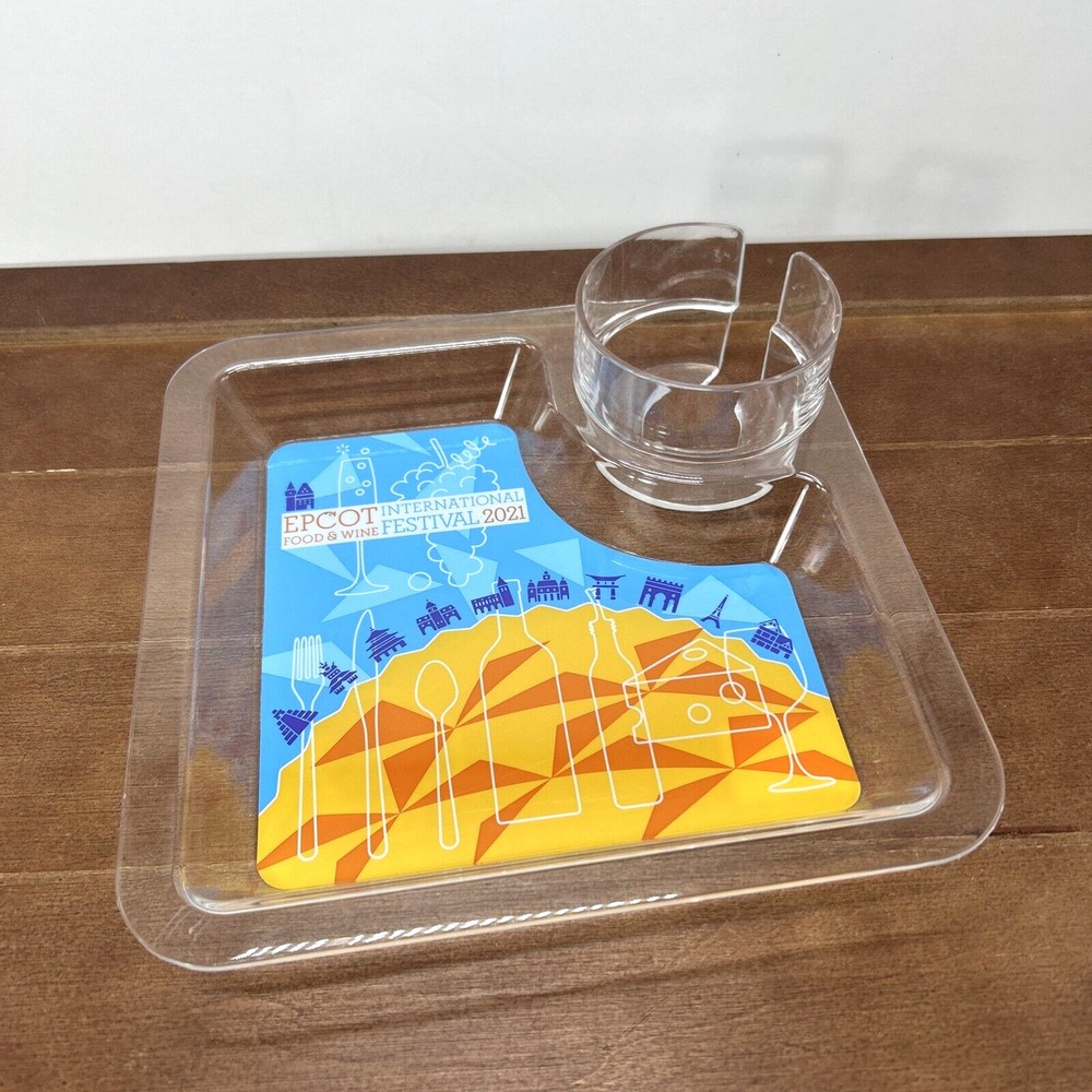 2021 Disney Epcot International Food & Wine Festival Plastic Food‎ Tray